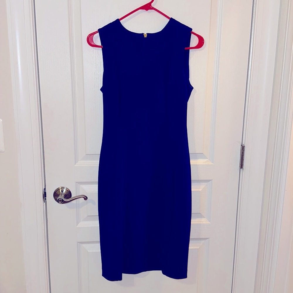 Calvin Klein Blue Sleeveless Dress